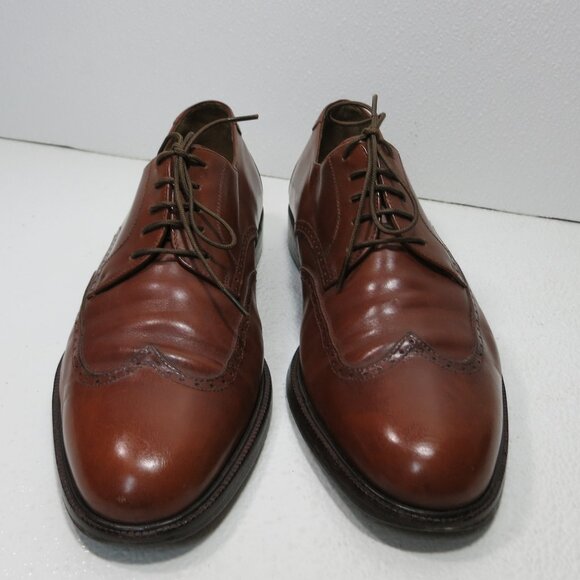 Vintage Salvatore Ferragamo Leather Dress Footwear Oxford Shoes Mens Footwear 8 - Picture 3 of 7